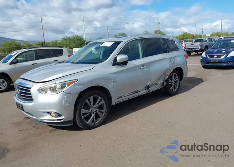 2013 Infiniti Jx35 z USA, uszkodzony, nr VIN 5N1AL0MN3DC314257